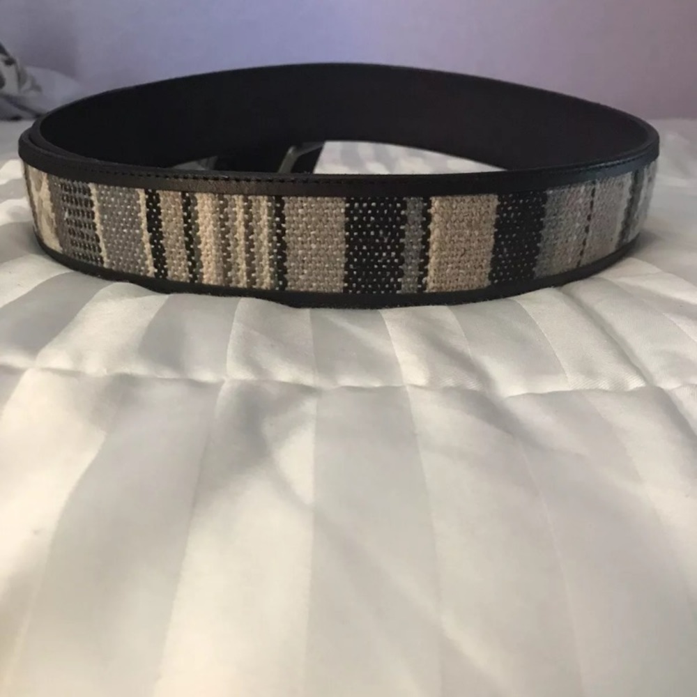 Lucky Brand Leather Serape Belt